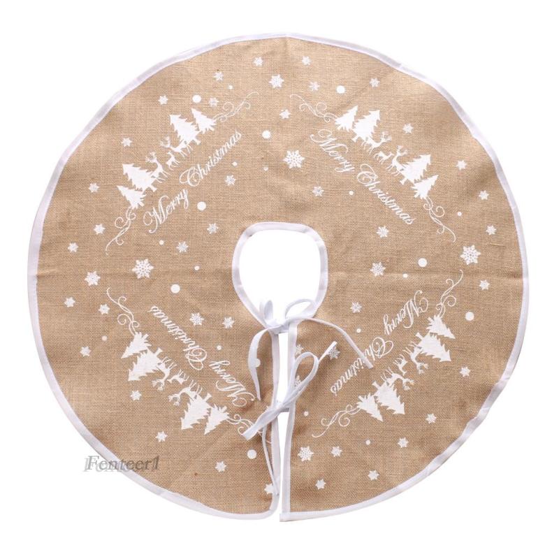 [Fenteer1] Chân Đứng Bằng Vải Bố Trang Trí Cây Thông Noel Cổ Điển 120cm