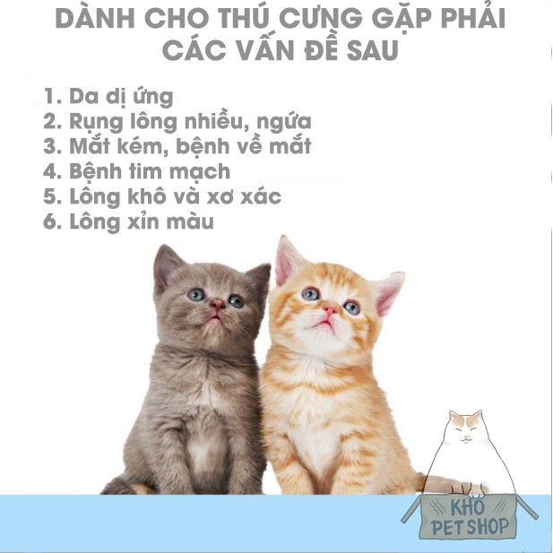 DẦU CÁ BIỂN SÂU CHO THÚ CƯNG DẠNG NƯỚC (100ml)