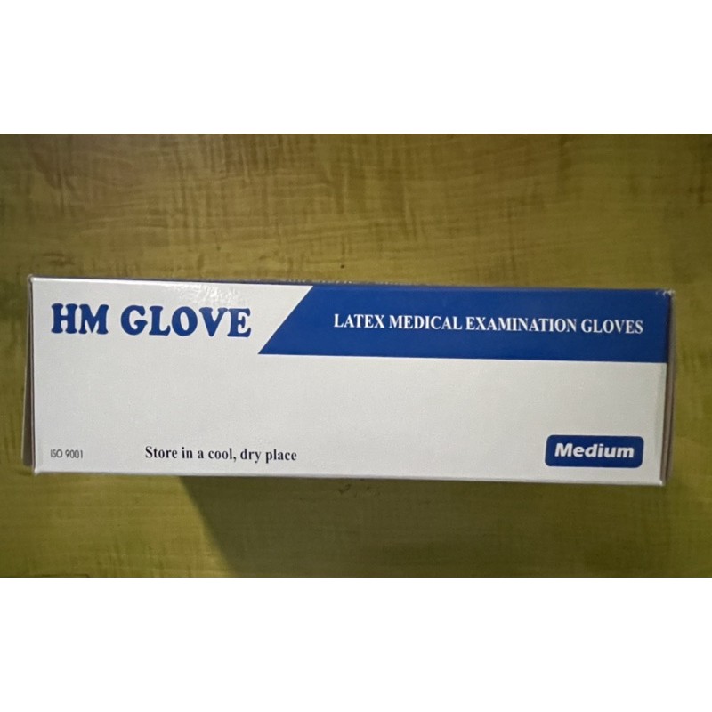 Găng tay y tế các loại HM GLOVE, LATEX... (Hộp 50 đôi = 100 cái)