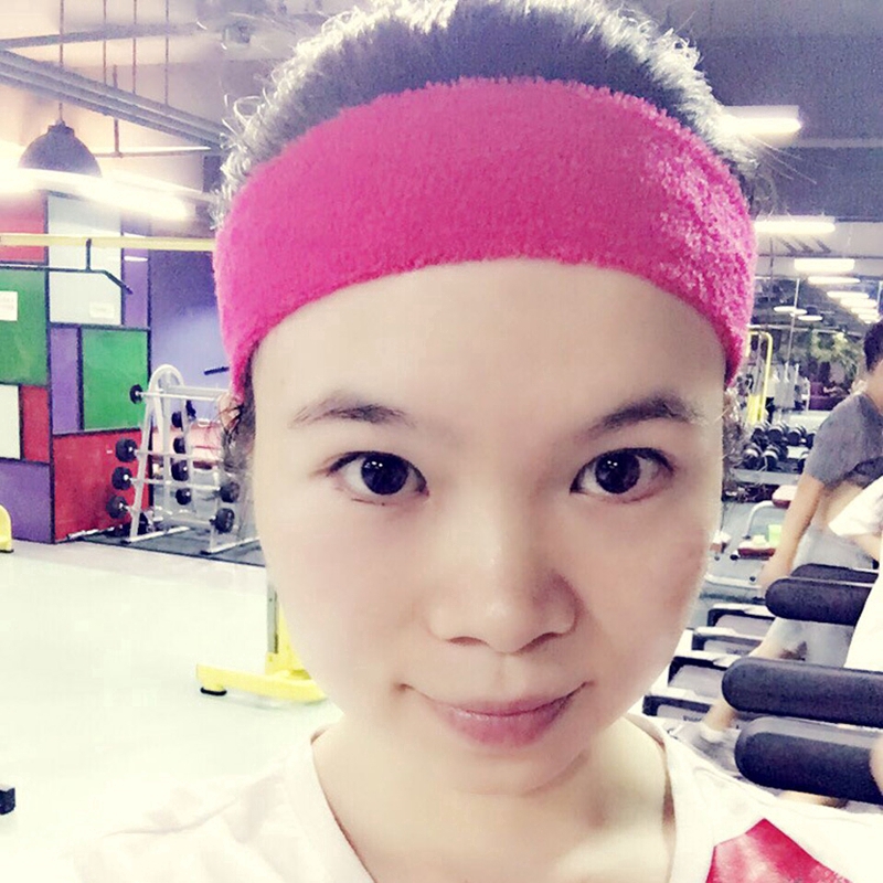 Băng Đô Vải Co Giãn Màu Trơn Thời Trang Unisex