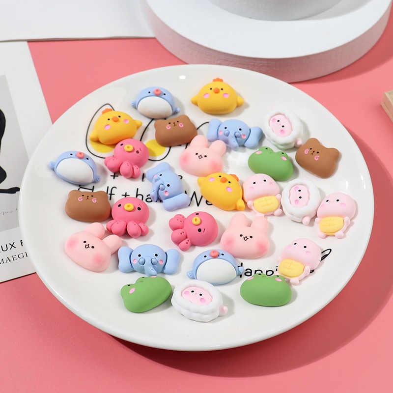 Cá nóc bạch tuộc Resin phụ kiện dép Crocs charm DIY khóa giày crocs jibbitz Nhựa trang sức Phụ kiện trang trí giày crocs nút trang trí điện thoại di động Nắp đậy / Khung ảnh / Cốc nước / Túi Nguyên liệu làm phụ kiện handmade sáng tạo