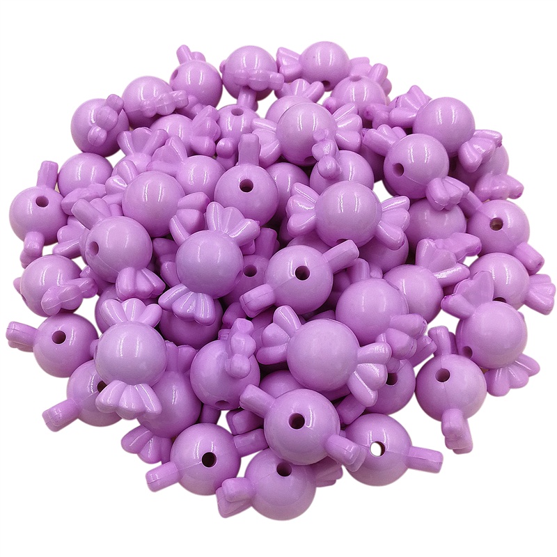 Set 30 Hạt Nhựa Acrylic Nhiều Màu Kích Thước 22x12mm Làm Trang Sức Thủ Công