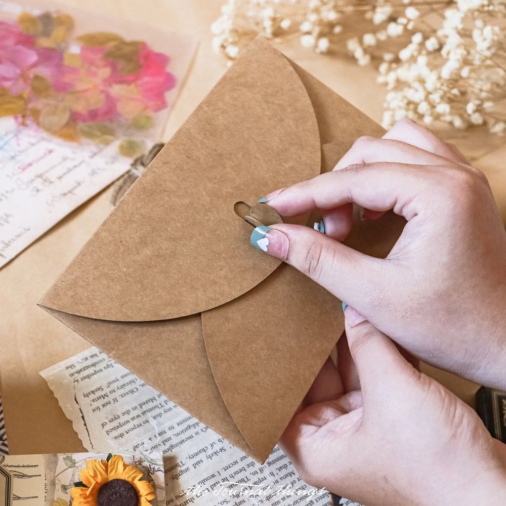 Thiệp Kraft Hoa Hướng Dương