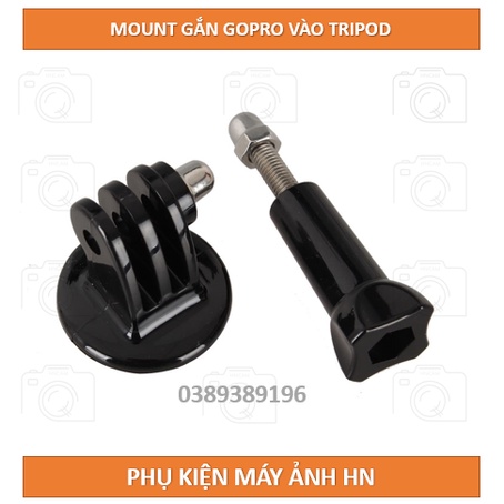 Mount gắn gopro, cam hành trình lên các loại chân máy