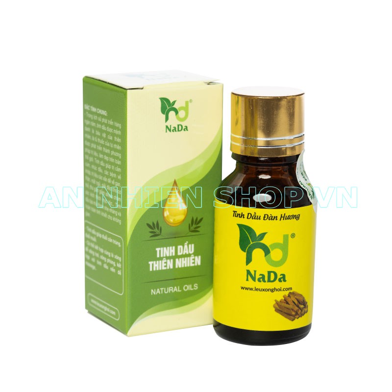 Tinh dầu đàn hương nguyên chất Nada 10ml | Mùi hương tuyệt đỉnh, giúp tinh thần minh mẫn, kích thích...