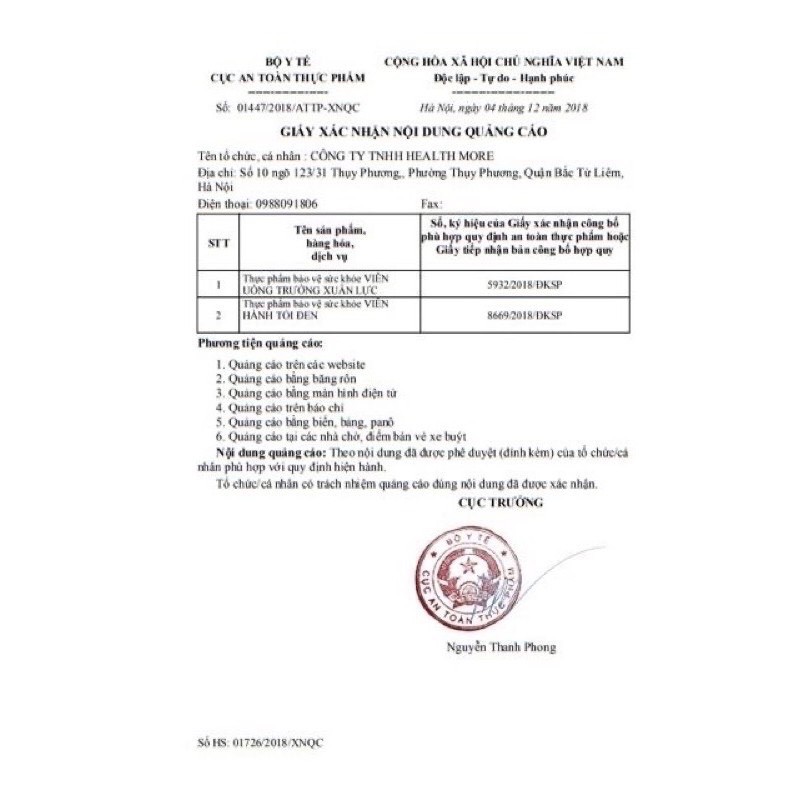 Hộp Nano Xuyên Tâm Liên Hành Đen - 30 Viên