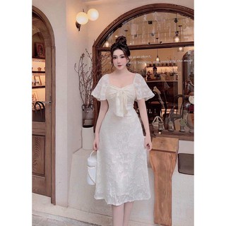 Đầm thiết kế ren trắng cao cấp bigsize