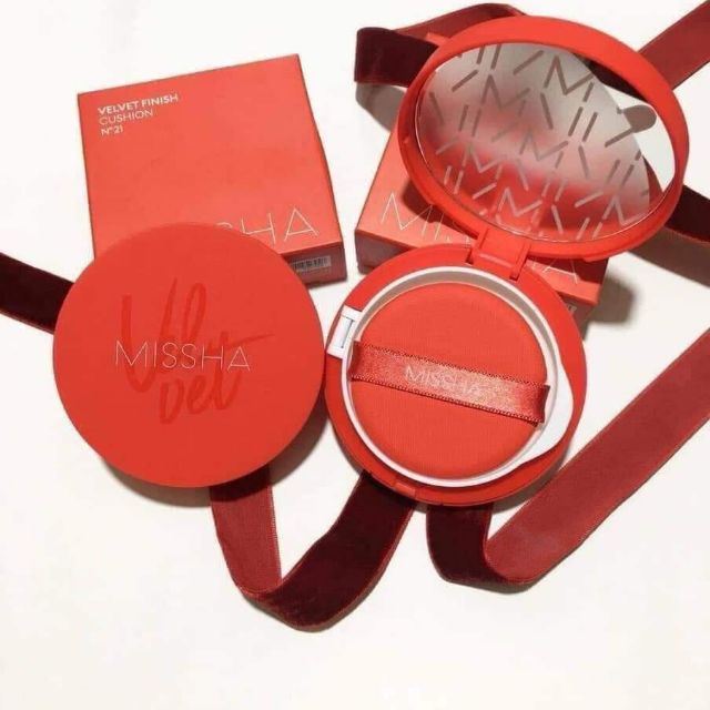 Phấn nước Missha Velvet Finish Cushion ( vỏ đỏ ) | BigBuy360 - bigbuy360.vn