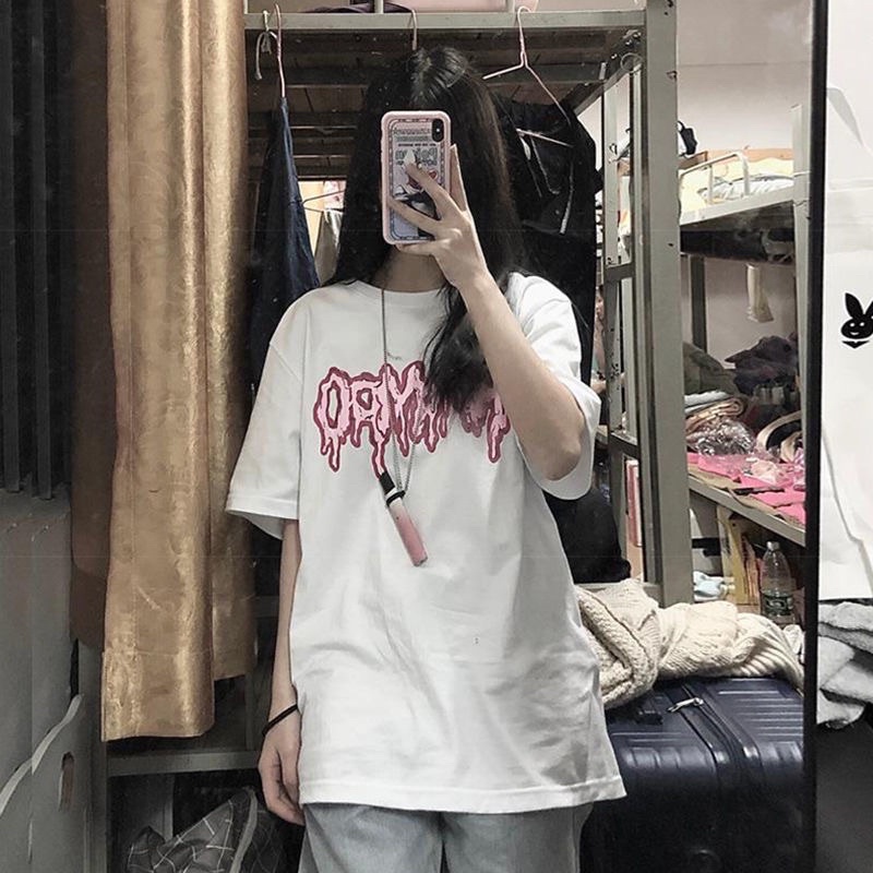 Áo Thun Tay Lỡ 100% Cotton Nam Nữ Form Rộng Unisex Ulzzang