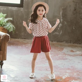 Thời trang bé gái mập 10 tuổi ☑️ Set Áo và chân váy Đáng Yêu Cho Bé Gái ☑️ Đầm bé gái lớn 11 tuổi (3-12 tuổi)