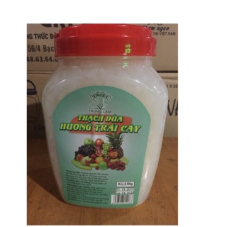 Thạch trái cây hương dừa