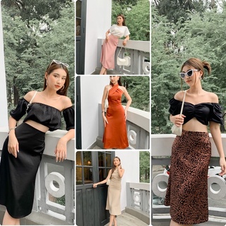 Chân váy lụa dài quyến rũ Charming Skirt Reverclothings