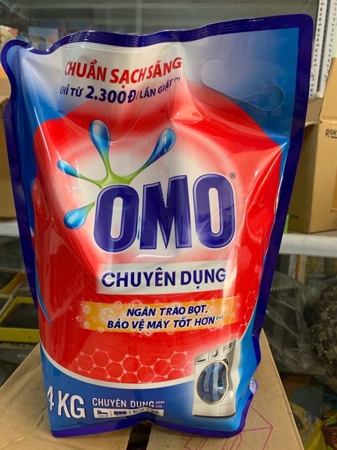 Túi Nước Giặt OMO Matic 4KG Cho Máy Giặt Cửa Trước, Giá tháng 11/2020