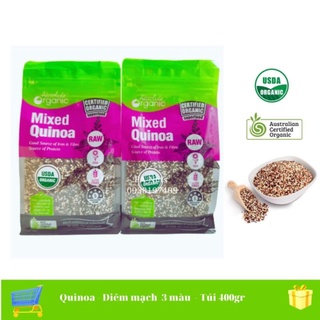 Hạt diêm mạch Quinoa Mix Absolute Organic, Úc, 400gram