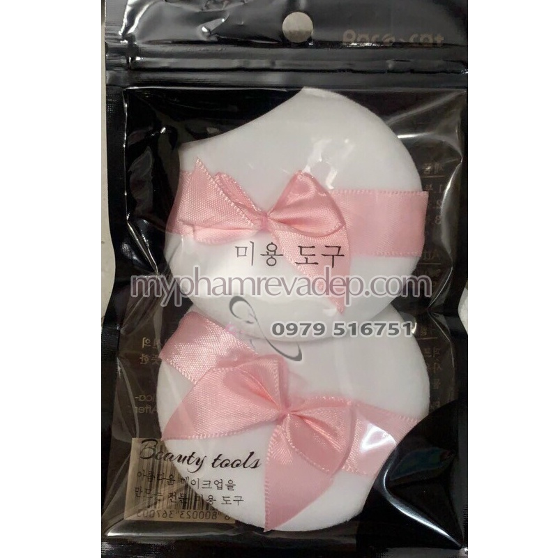 Bông Phấn Phủ hình nơ Beauty Tools siêu xinh