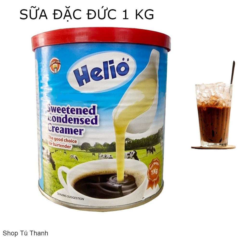 Sữa đặc có đường Helio Sweetened Condensed Creamer hộp 1kg.