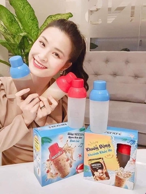 Bình nhựa lắc Nescafe 300ml