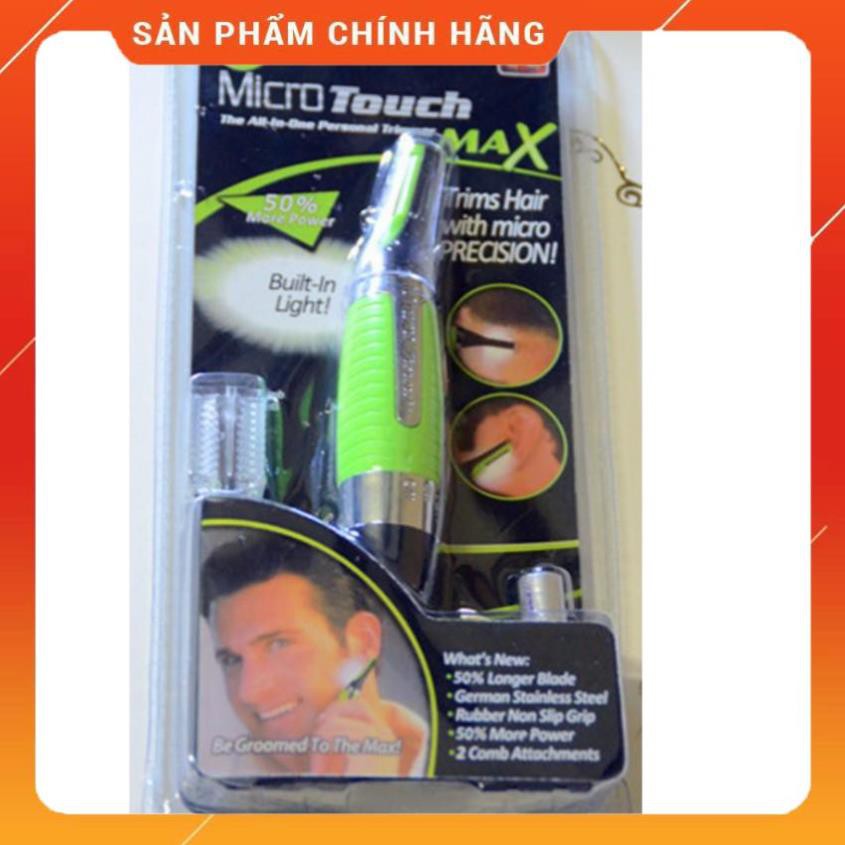 (HÀNG HOT SIÊU CHÂT) Máy Cạo Râu Kiêm Cắt Tỉa Lông Mũi Micro Touch Max Gọn Nhẹ- 206175