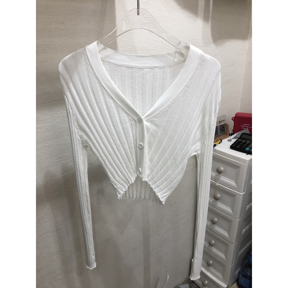 Áo Khoác Cardigan Dáng Ngắn Đơn Giản Thời Trang Xinh Xắn Cho Nữ
