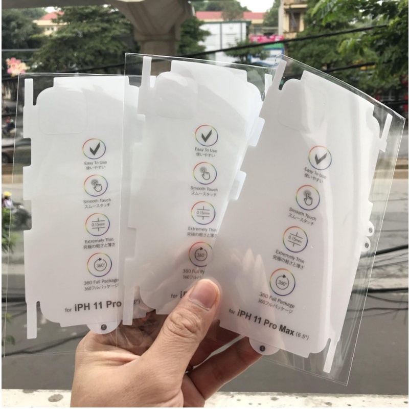 Miếng dán mặt sau Iphone bao viền PPF 6 7 8Plus Xs Xsmax Xr 11 11Pro 11ProMax 12 mini 12Pro 12ProMax 13 Pro 13ProMax