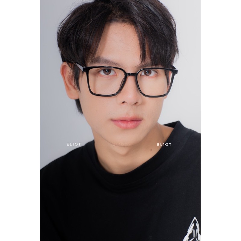 Gọng kính cận vuông Basic Glasses 02, gọng kính nam, nữ thời trang Unisex