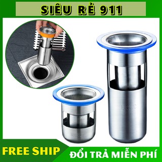 Phụ kiện INOX 304 cao cấp lắp thoát sàn chống mùi hôi ngăn vi khuẩn trào ngược