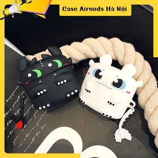 Case Airpods Pro - Ốp Airpods 1/2/3 (Pro ) - Răng Sún & Light Fury