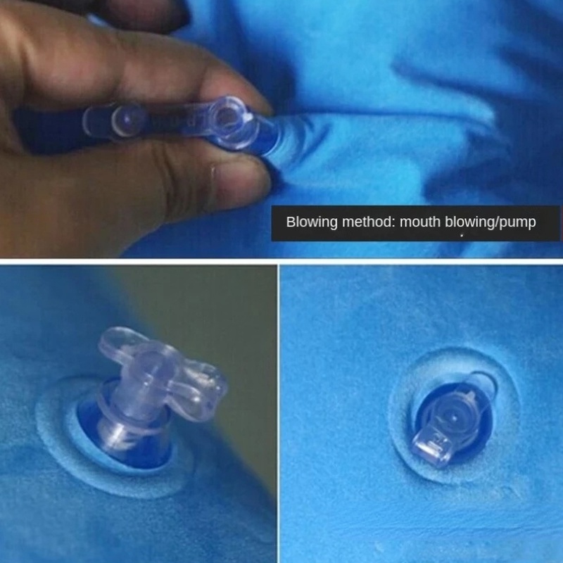 1 Gối Bơm Hơi Bằng PVC Bền Chất Lượng Cao Chống Nước Đa Ứng Dụng