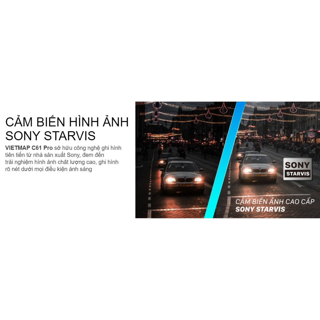 [Miễn phí lắp đặt nội thành HCM]Camera hành trình Vietmap C61 Pro + Thẻ nhớ 128GB | BigBuy360 - bigbuy360.vn