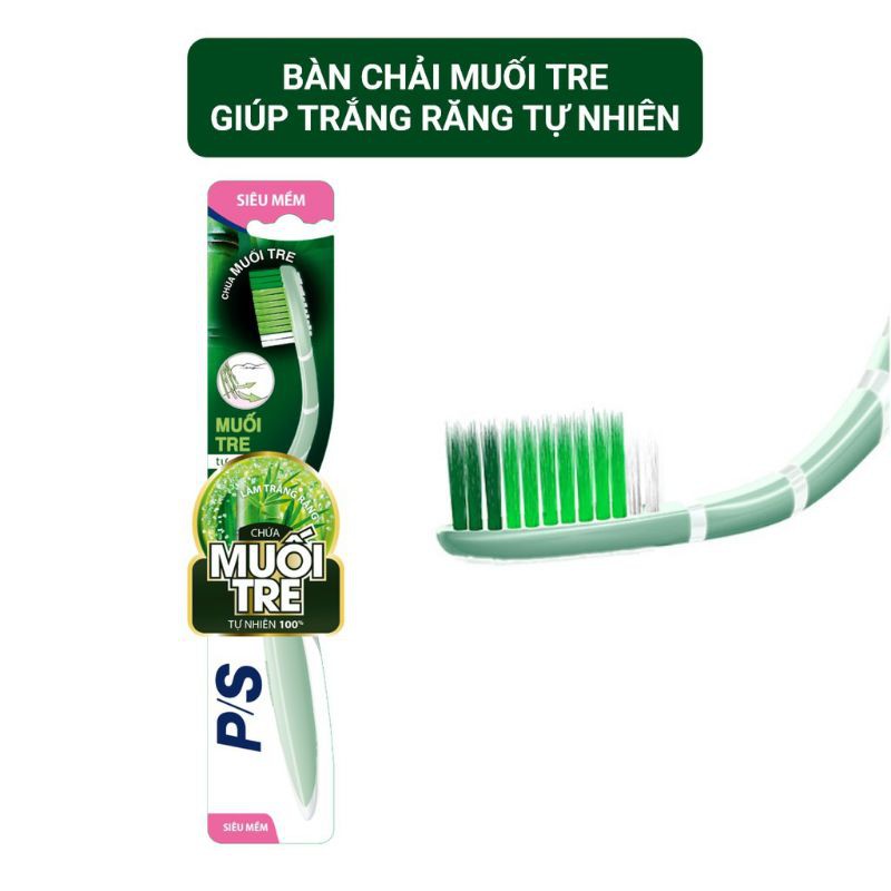 bàn chải đánh răng p/s muối tre