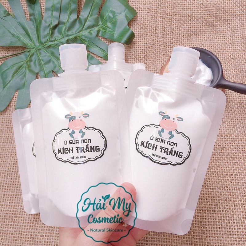 Ủ Sữa Non Dưỡng Trắng Da Độc Quyền Hải My Cosmetic - Bột thiên nhiên