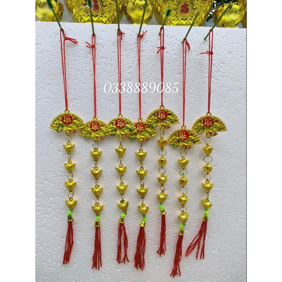 Các mẫu khánh niễn treo tết 2022, treo cửa, cây đào, cây quất...