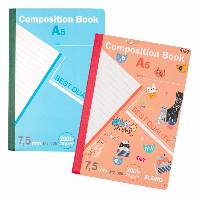 Sổ may dán gáy A5 - 200 trang KLONG 305