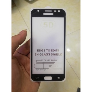 Kính cường lực 5D Samsung galaxy J3 Pro full keo full màn (Đen)