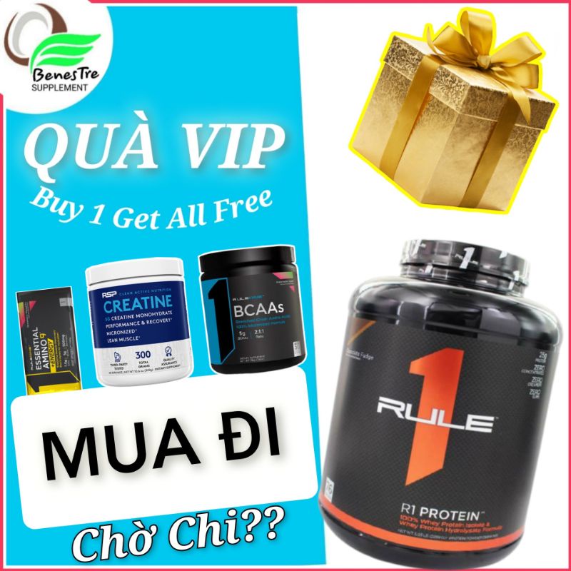 RULE1 PROTEIN ISOLATE WHEY - SỮA TĂNG CƠ CHẤT LƯỢNG (5 LBS)