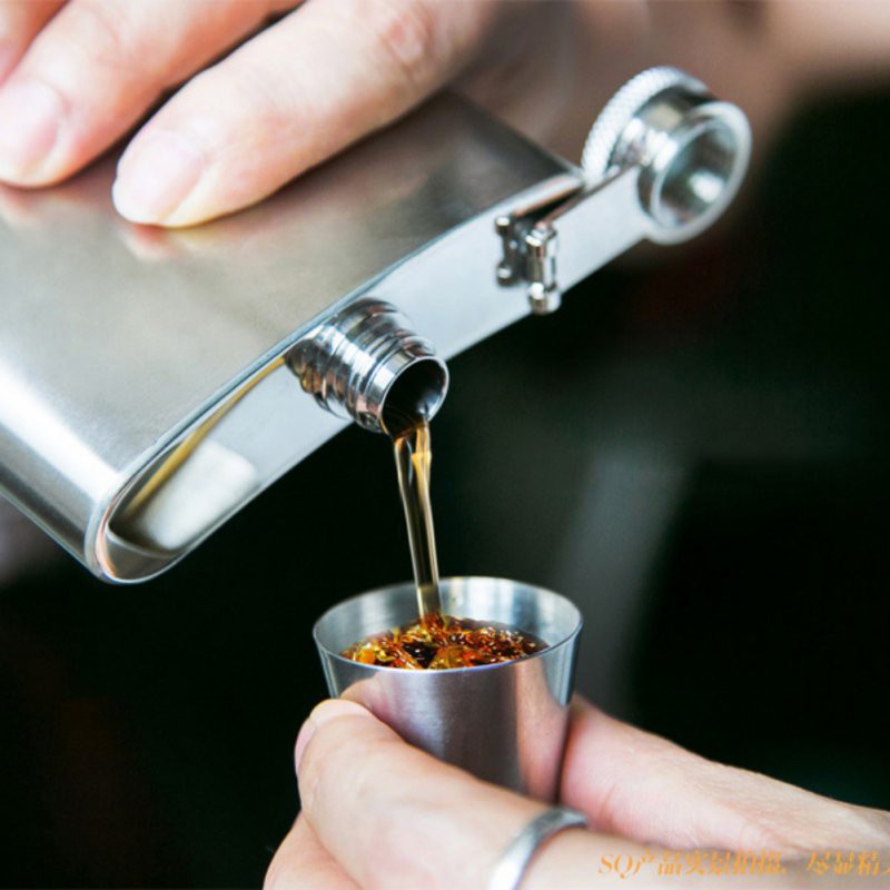 Bộ 6 cái cốc uống rượu 30ml bằng thép không gỉ