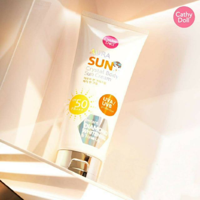 GX456 G Pl Kem Chống Nắng Cathy Doll Aura Sun Crystal Body Sun