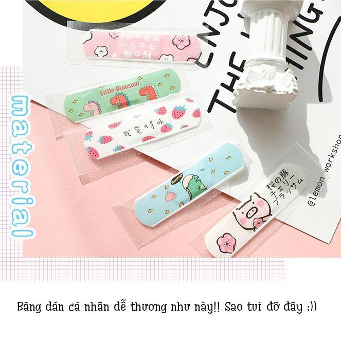 Set 4 Băng Dán Cá Nhân Urgo Cực Dễ Thương Miếng Dán Vết Thương Hở Chống Nước & Thoáng Khí - RosyPosy