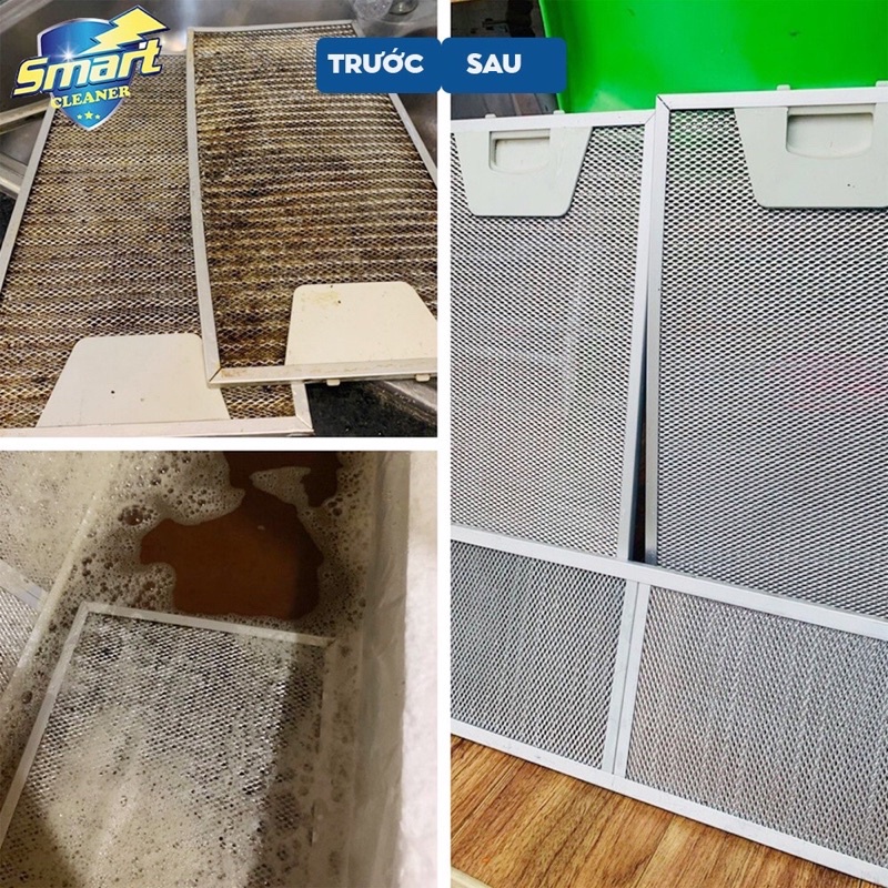 TẨY RỬA DẦU MỠ SMART CLEANER SIÊU NHANH, SIÊU SẠCH