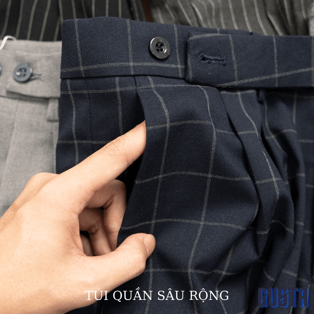 Quần Short Âu Nam Cao Câp Hàn Quốc,Quần Short Đùi Vải Nam Hàng Hiệu Co Giãn Thoáng Mát - QSA04 - GUSTA