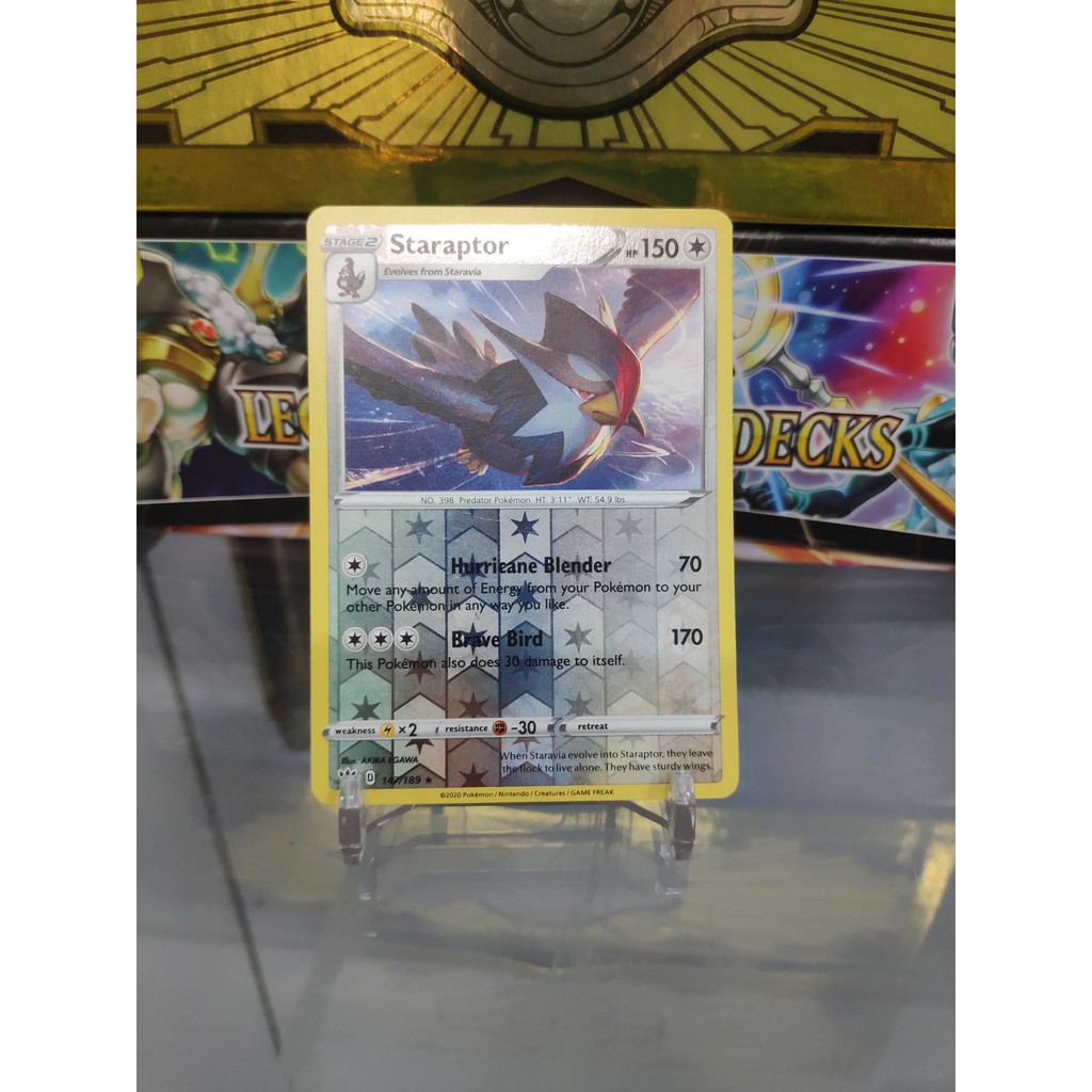 [ Dưa Hấu Yugioh ] Lá bài thẻ bài Pokemon Staraptor