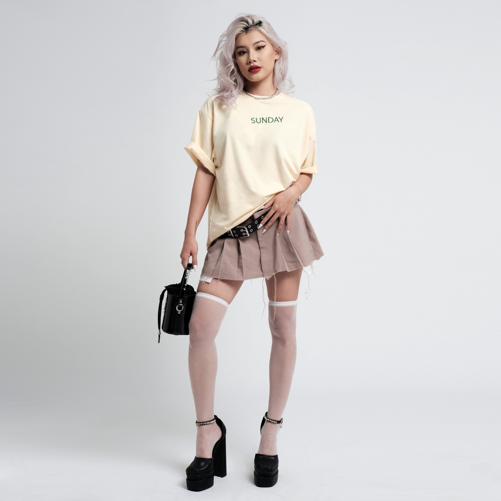 ÁO THUN BASIC SUNDAY *CREAM*