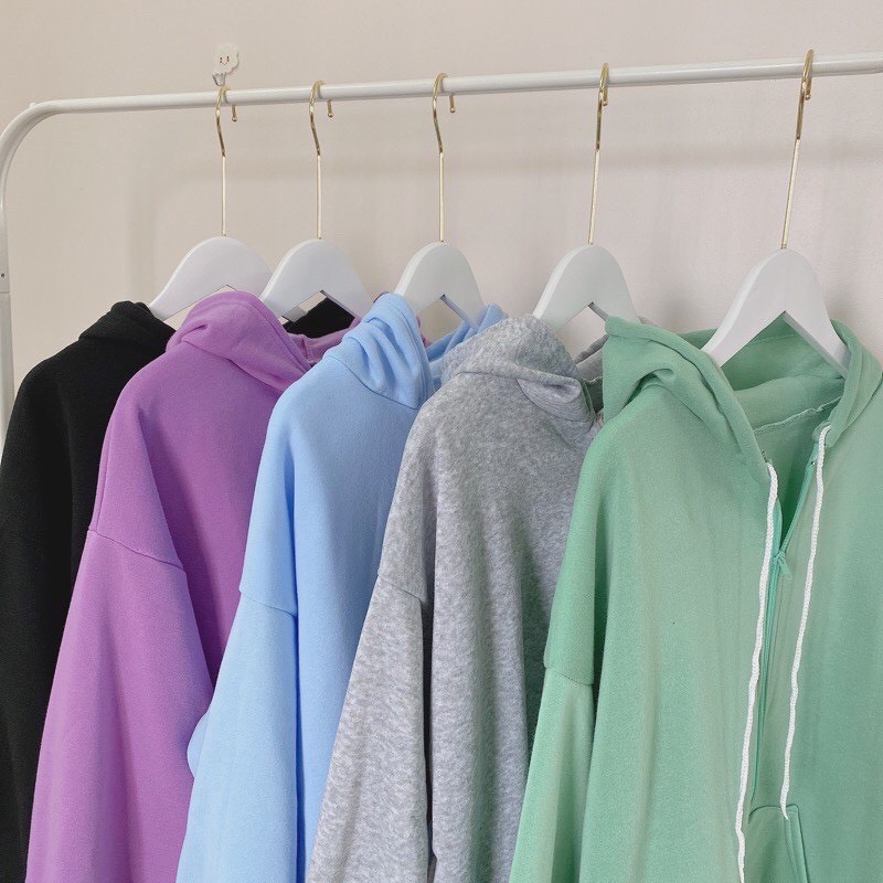 áo khoác nỉ trơn nhiều màu chất dày dặn sale sốc | BigBuy360 - bigbuy360.vn