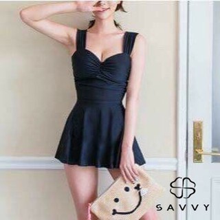 Bikini váy đi biển, váy dáng xòe,