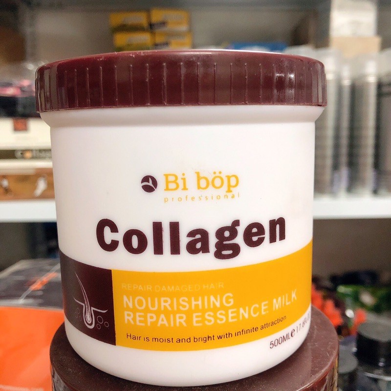 Ủ tóc phục hồi 500ml Bibop Collagen