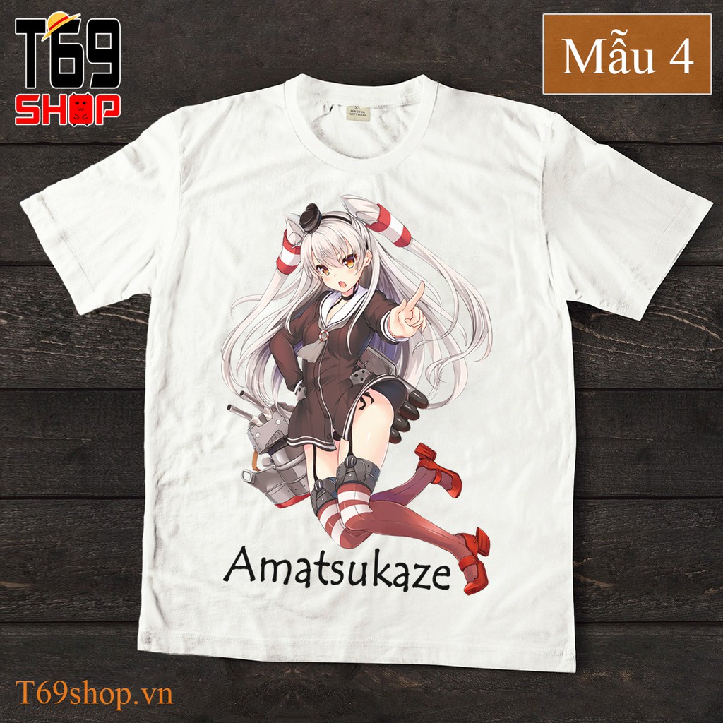 Áo thun anime Kantai Collection (Có nhiều mẫu)