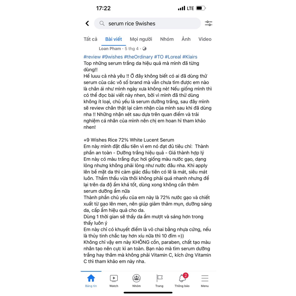 Tinh Chất Dưỡng Ẩm và Làm Sáng Da 9Wishes Rice - White Lucent Refining Serum 50ml