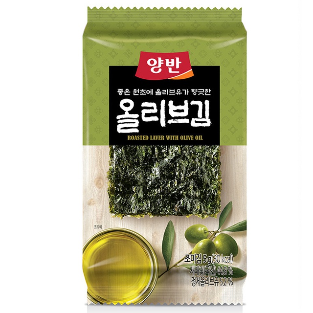 Rong biển ăn liền vị dầu oliu Dongwon gói 5g