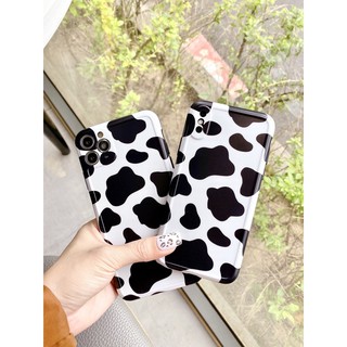 Ốp Lưng Hình Đốm Bò Sữa Chất IMD Dẻo Cho Iphone