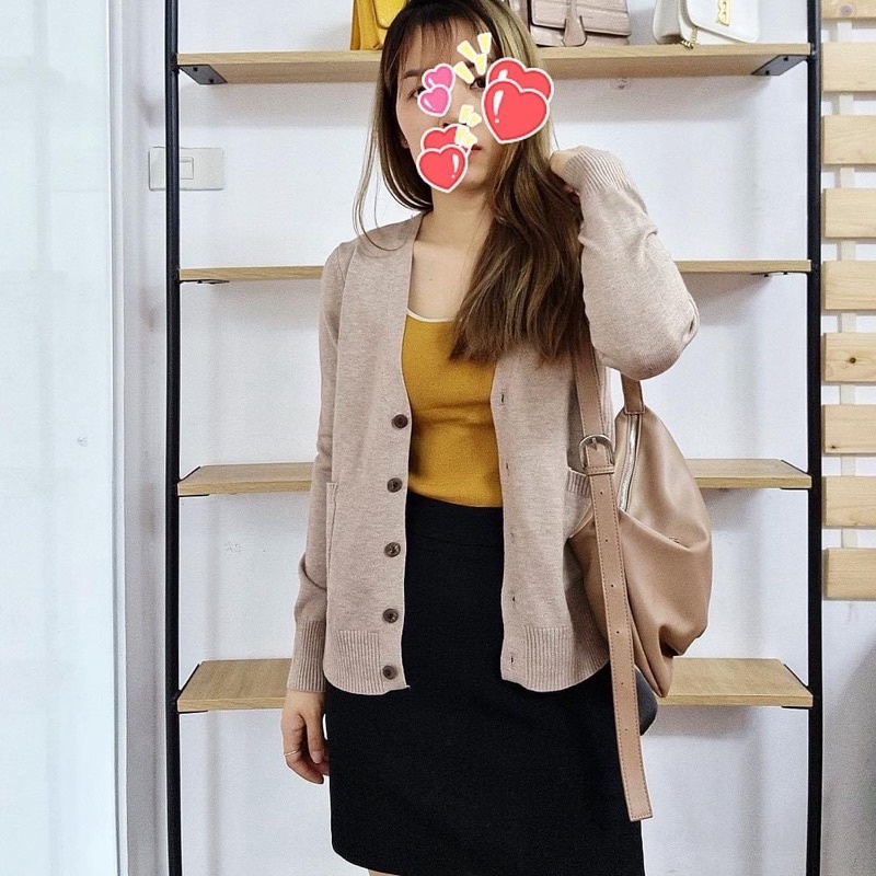 ÁO CADIGAN LEN MỊN DÀY DẶN CÓ TÚI - AK523 | BigBuy360 - bigbuy360.vn